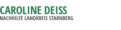 Nachhilfe Caroline Deiss